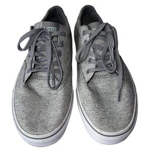 VANS Women's Gray Athletic Skate Shoes Size 8